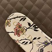 AY SLIDE Pink and Black Rosa Mutabilis Embroidered Cotton - 3