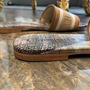 Dway Slide Multicolor Embroidered Cotton Tan - 5