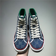 Gucci Tennis 1977 High Top GG Navy Blue 627838 HVK70 9765 - 3