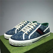 Gucci Tennis 1977 Low GG Navy Blue 627838 HVK70 9765 - 5