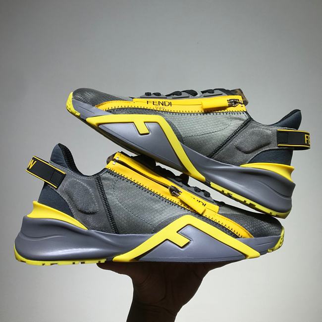 Fendi Flow low-top sneakers Yellow Black - 1