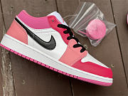 Air Jordan 1 Low Pink Red (GS) - 553560-162 - 3