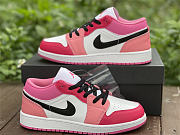 Air Jordan 1 Low Pink Red (GS) - 553560-162 - 4