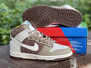 Nike Dunk High Light Chocolate - DH5348-100 - 5