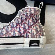 Dior B23 High Top Red Blue Oblique 3SH118YTG_H563 - 4