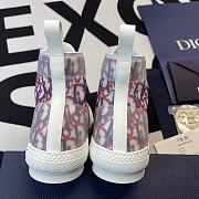 Dior B23 High Top Red Blue Oblique 3SH118YTG_H563 - 3