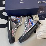 Dior B23 High Canvas Sorayama Dinosaur Navy 3SH118YQC_H563 - 4