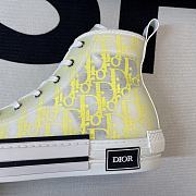 Dior B23 High Top White Yellow Oblique 3SH118YNT H160 - 3
