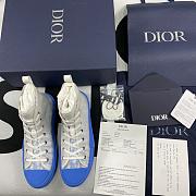 Dior B23 High Top Gradient Blue 3SH118YUN_H560 - 4