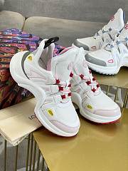 Louis Vuitton Arclight Trainer White Pink  - 1