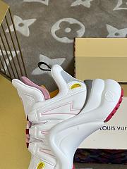 Louis Vuitton Arclight Trainer White Pink  - 5