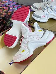 Louis Vuitton Arclight Trainer White Pink  - 4