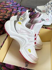 Louis Vuitton Arclight Trainer White Pink  - 2