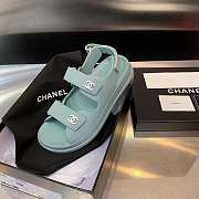 Dad Sandals Mint Green Rubber Sandals - 3