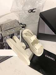 Dad Sandals Cream Rubber Sandals - 3