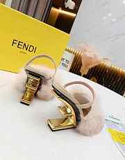 FENDI FIRST Pink mink high-heeled sandals - 8R8212AHGHF1FFZ - 3