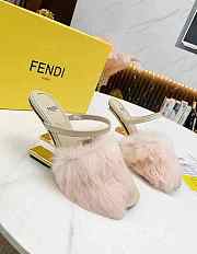 FENDI FIRST Pink mink high-heeled sandals - 8R8212AHGHF1FFZ - 2