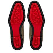 Christian Louboutin MELON SPIKES FLAT BROWN  - 4