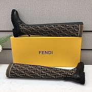 ROCKOKO Black leather ankle boots with stretch fabric - 8W6789A3GXF0PMM - 4