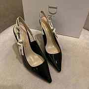 J'ADIOR SLINGBACK PUMP Black Patent Calfskin - KCC201VNR_S900 - 2