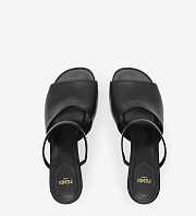 FENDI FIRST Black leather high-heeled sandals - 8R8212NA7F0QA1 - 4