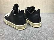 RICK OWENS SS22 FOGACHINE LOW SNEAKS IN FULL GRAIN - 4