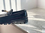 CELINE MARGARET LOAFER WITH TASSELS IN POLISHED BULL BLACK - 5