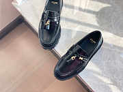 CELINE MARGARET LOAFER WITH TASSELS IN POLISHED BULL BLACK - 4