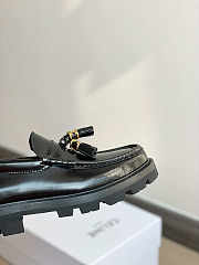 CELINE MARGARET LOAFER WITH TASSELS IN POLISHED BULL BLACK - 3