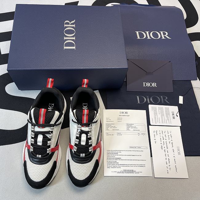Dior B22 White Red 3SN231YRK_H360 - 1