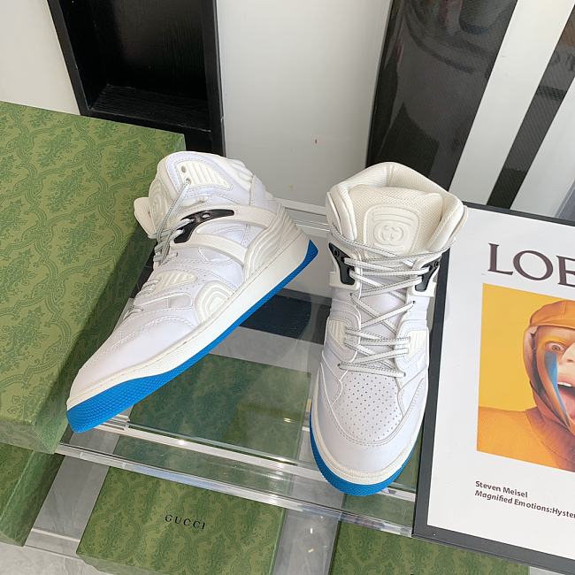 Gucci Basket White Blue 661301 2SHA0 9014 - 1