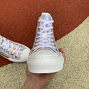 Dior B23 High-Top Sneaker Multicolor Dior Oblique Canvas 3SH188YJP T00480H069 - 3
