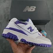 New Balance 550 White Purple BB550WR1 - 2