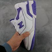 New Balance 550 White Purple BB550WR1 - 5
