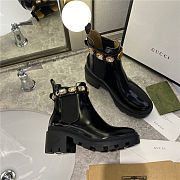 Gucci Trip Bootie with Jewels - 5