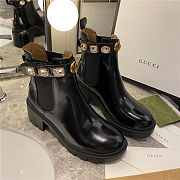 Gucci Trip Bootie with Jewels - 3