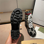 Gucci Wool GG Ankle Boots Black - 3