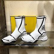 Fendi x Joshua Vides Leather High Tops White (W) 8E8032AC7PF1BOD - 5