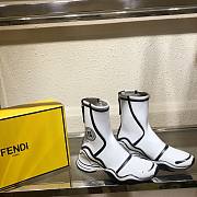 Fendi x Joshua Vides Leather High Tops White (W) 8E8032AC7PF1BOD - 3