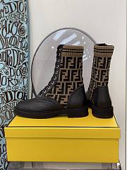 ROCKOKO Black leather biker boots with stretch fabric 8T6780A8C7F0PMM - 6