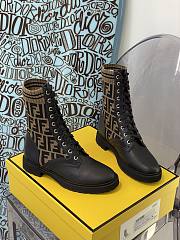 ROCKOKO Black leather biker boots with stretch fabric 8T6780A8C7F0PMM - 3