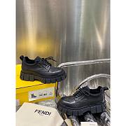 FENDI FORCE Black leather lace-ups 8L8186AD74F0ABB - 5