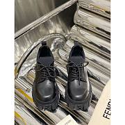 FENDI FORCE Black leather lace-ups 8L8186AD74F0ABB - 4