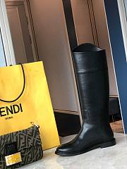 KARLIGRAPHY Black leather boots 8W8173AGDUF0ABB - 6