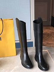 KARLIGRAPHY Black leather boots 8W8173AGDUF0ABB - 5