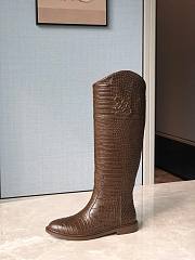 KARLIGRAPHY Brown leather boots 8W8173AGDWF08TP - 6