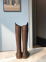 KARLIGRAPHY Brown leather boots 8W8173AGDWF08TP - 5