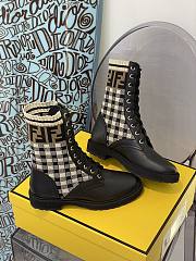 ROCKOKO Black leather biker boots with stretch fabric 8T6780AD7AF1BPG - 5