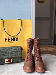 ROCKOKO Brown leather biker boots with stretch fabric 8T6780AGE5F1EUW - 2