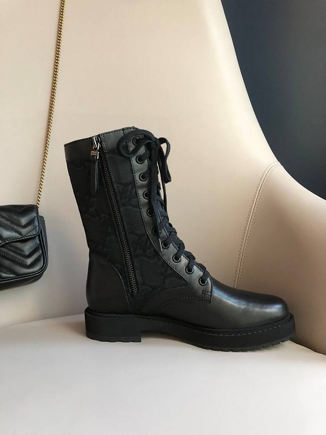 SIGNATURE Black leather biker boots 8T8213AGEJF1OS5 - 1